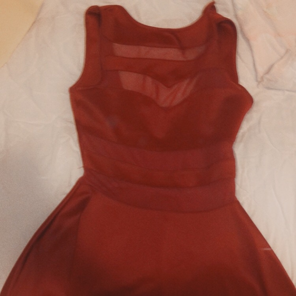 Red/Burgundy dress